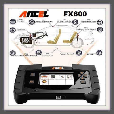 Ancel FX6000 OBD2 Scanner Full System Automotive Code Reader OBDII ABS SRS DPF IMMO ECU Programming