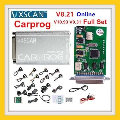 Carprog Full V10.93 Firmware Perfect online version With All 21 Adapters