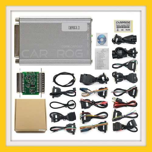 Carprog Full V10.93 Firmware Perfect online version With All 21 Adapters