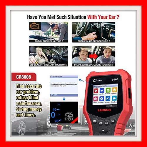 Launch CR3008 OBD2 OBDII Auto Scanner X431 Creader 3008 OBD 2 Engine Code Reader