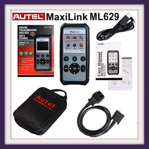 Autel ML629 OBD2 Scanner Automotive Engine Transmission ABS SRS Diagnoses Tool