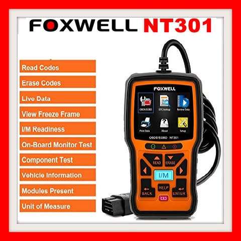 FOXWELL NT301 CAN OBDII / EOBD COD READER DIAGNOSTIC TOOL