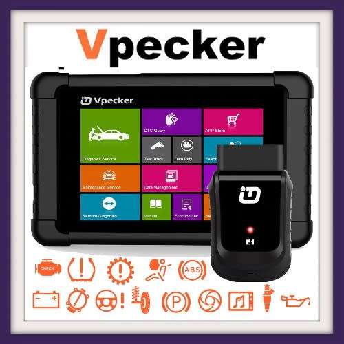 Vpecker E1 OBD2 Car Scanner WiFi Professional Diagnostic Tool Full Systems
