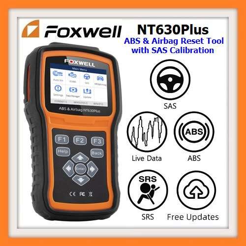 Foxwell NT630Plus ABS & Airbag Reset Tool with SAS Calibration New Released 2019 Version