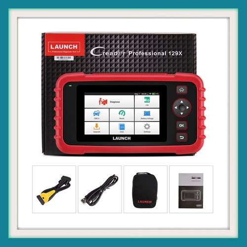 Launch CRP129X OBD2 Scan Tool 4 System Diagnoses with Oil Reset, EPB / SAS / TPMS, Throttle Service,