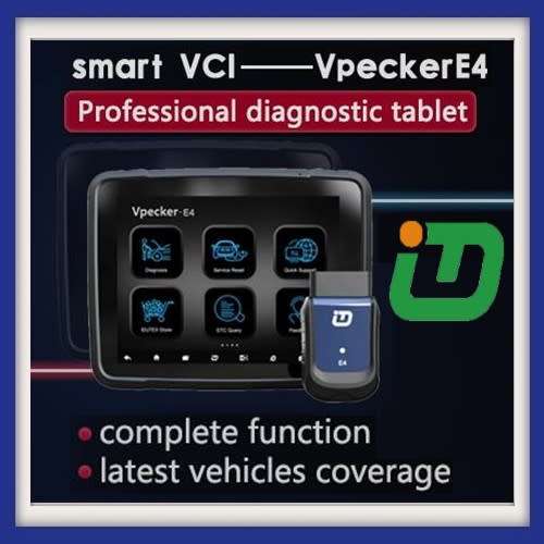 VPecker E4 Multy-Cars Full System Diagnostic Tool With Tablet