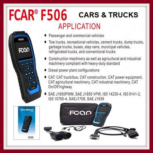 FCAR F506 HD Code Reader for Truck and Cars