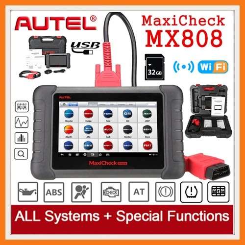 Autel MaxiCheck MX808 All System Diagnostic & Service Tablet Scan Tool Support IMMO TPMS