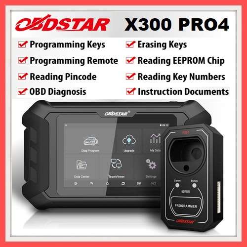 OBDStar X300 Pro4 5 inch IMMO Key Programmer Device Function For Locksmith