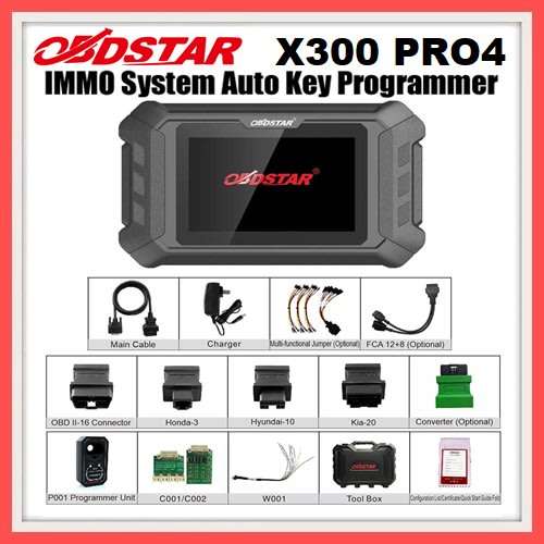 OBDStar X300 Pro4 5 inch IMMO Key Programmer Device Function For Locksmith