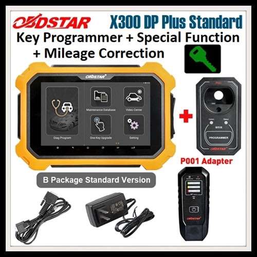 Obdstar X300 DP Plus Standard Version Key Programmer with Special Function and Mileage Correction