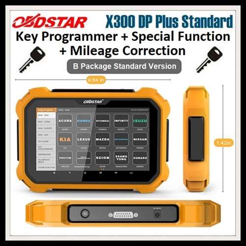 Obdstar X300 DP Plus Standard Version Key Programmer with Special Function and Mileage Correction