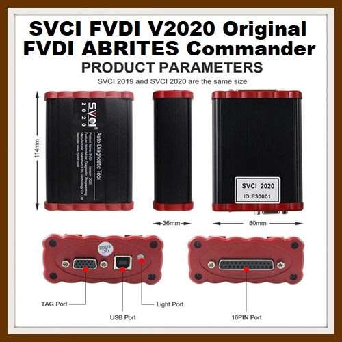 SVCI FVDI V2019 Abrites Commander FVDI Full Version Auto Diagnostic Tool 21 Software