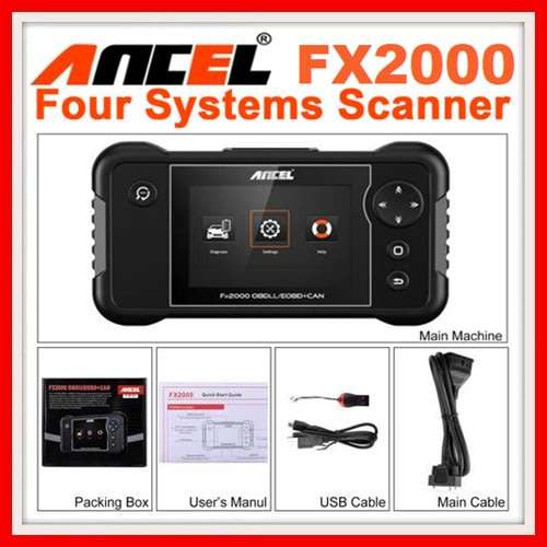 Ancel FX2000 OBD2 Code Reader OBDII Scanner For Engine ABS SRS AT