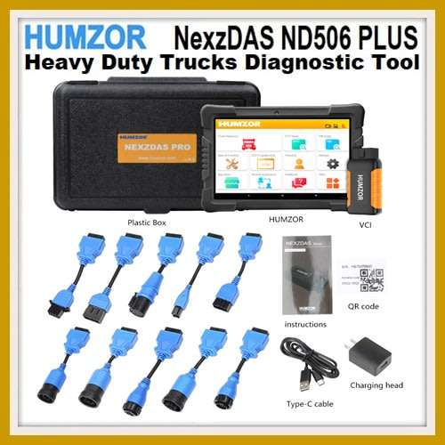 Humzor NexzDAS ND506 Plus Heavy Duty Truck Diagnostic Tool
