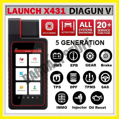 Launch X431 Diagun Version V Bi-Directional Full System Scan Tool,  2 Years Free Update