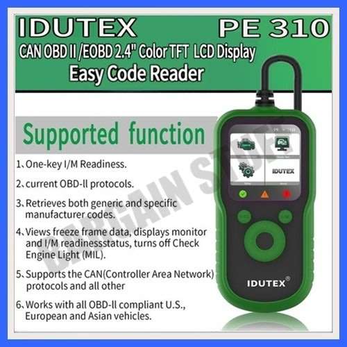 iDutex PE310 CAN OBDII / EOBD Engine Code Reader / Scanner