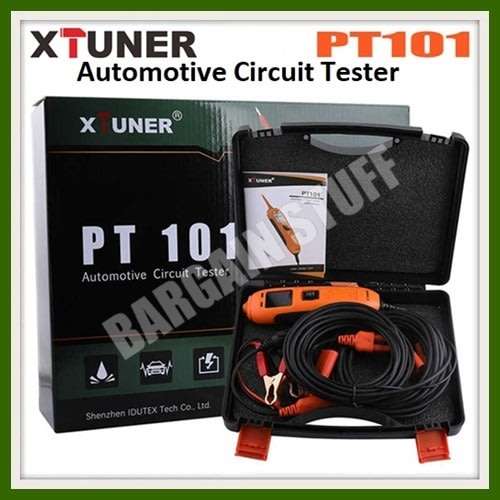 XTuner PT101 12V/24V Power Probe Circuit Tester DC/AC Electrical System Diagnostic Tool