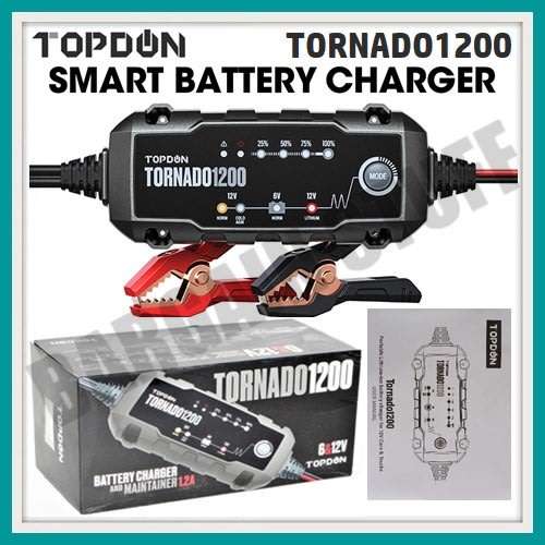 Topdon Tornado 1200 smart battery charger
