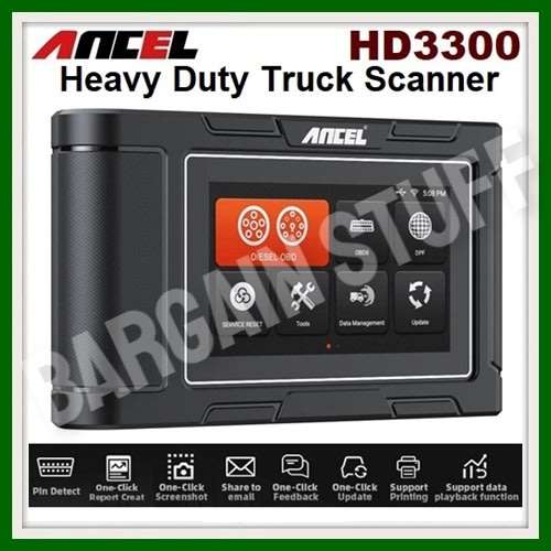 Ancel HD3300 Full System Diesel Truck Diagnostic Scanner