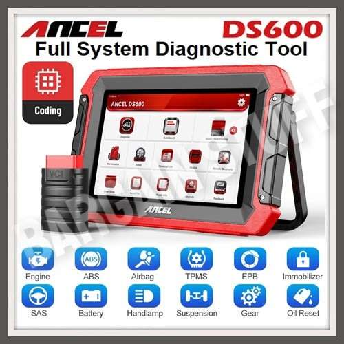 Ancel DS600 Full System Professional Scanner ECU Coding, Special Functions, Bi-directional Control