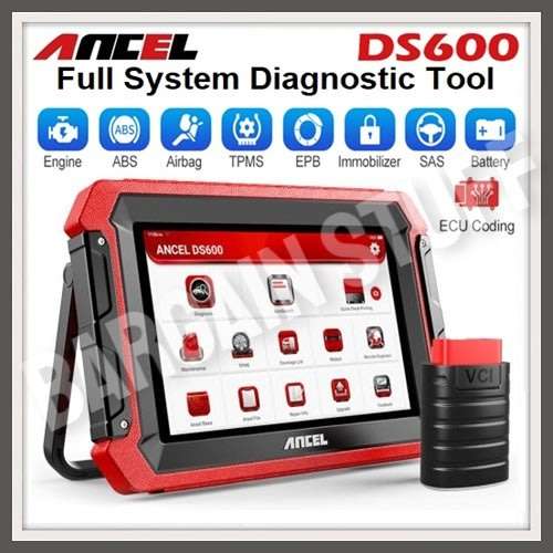 Ancel DS600 Full System Professional Scanner ECU Coding, Special Functions, Bi-directional Control