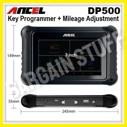 Ancel DP500 Key Programmer, Mileage Adjustment With Special Functions Diagnostic Tool