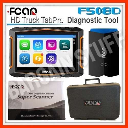 FCar F508D HD Truck TabPro Heavy Duty Diesel Diagnostic Tool