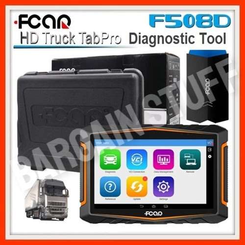 FCar F508D HD Truck TabPro Heavy Duty Diesel Diagnostic Tool