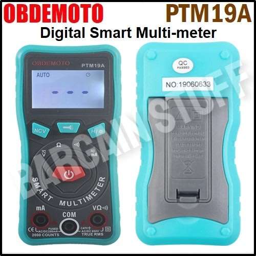 OBDEMoto PTM19A 2000 counts Digital Multi-Meter