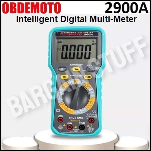 OBDEMoto 2900A 6000 Counts Automotive Multi-meter with Anti burnt function professional tool