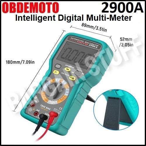OBDEMoto 2900A 6000 Counts Automotive Multi-meter with Anti burnt function professional tool