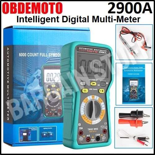 OBDEMoto 2900A 6000 Counts Automotive Multi-meter with Anti burnt function professional tool