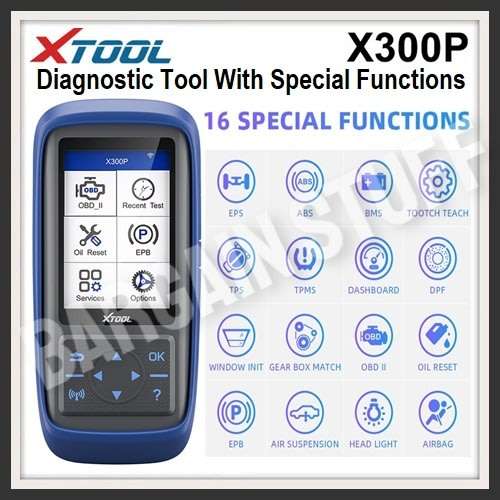 XTool X300P OBDII Diagnostic Tool with 16 Special Functions