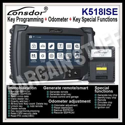 Lonsdor K518ISE Key Programmer / Odometer Adjustment Supports VW 4th 5th immobilization / BMW FEM