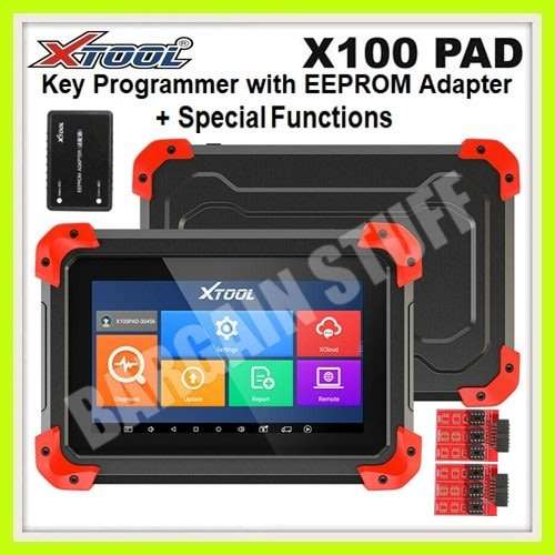 Xtool X100 PAD Tablet Key Programmer with EEPROM Adapter and Special Functions