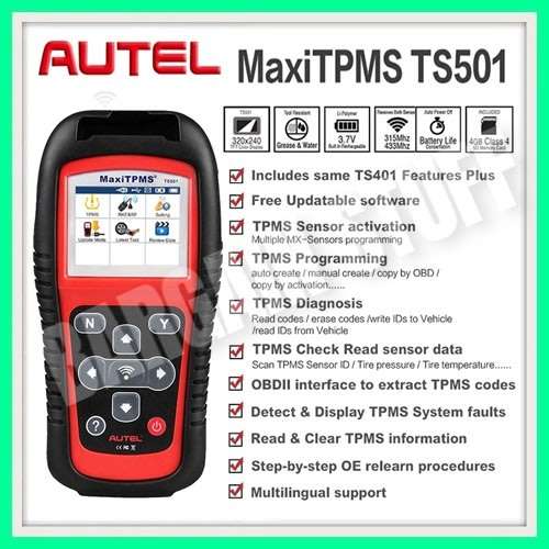 Autel MaxiTPMS TS501 TPMS Diagnostic and Service Tool