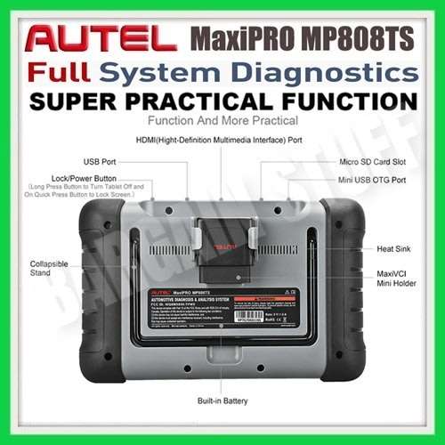 Autel MaxiPRO MP808TS Diagnostic Tool Support Oil Reset/ DPF/ TPMS/ ABS/ SRS/ EPB