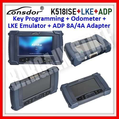 Lonsdor K518ISE Key Programmer Plus LKE Emulator and Super ADP 8A/4A Adapter