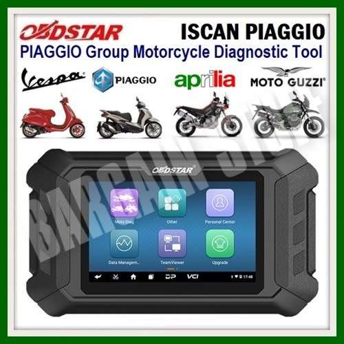 OBDStar ISCAN PIAGGIO Group Motorcycle Diagnostic Tool APRILIA, DERBI, GILERA, MOTO GUZZI, PIAGGIO