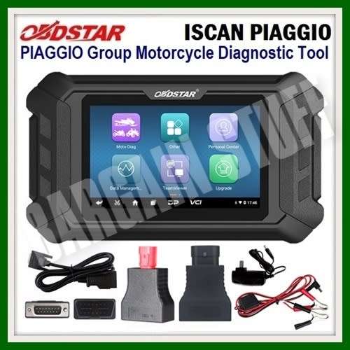 OBDStar ISCAN PIAGGIO Group Motorcycle Diagnostic Tool APRILIA, DERBI, GILERA, MOTO GUZZI, PIAGGIO