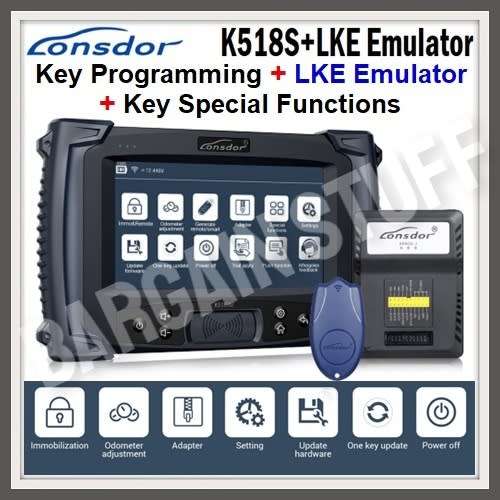 Lonsdor K518S Key Programmer Plus LKE Emulator with Odometer Correction Supports VW 4th & 5th IMMO