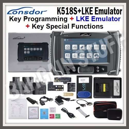 Lonsdor K518S Key Programmer Plus LKE Emulator with Odometer Correction Supports VW 4th & 5th IMMO
