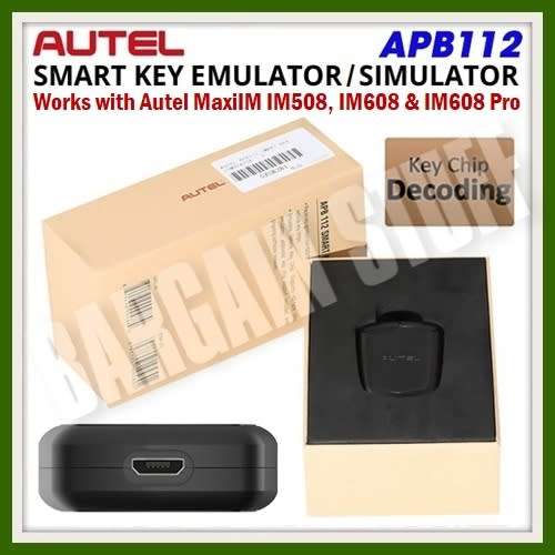 Autel APB112 Smart Key Emulator / Simulator Works with Autel MaxiIM IM508, IM608 & IM608 Pro