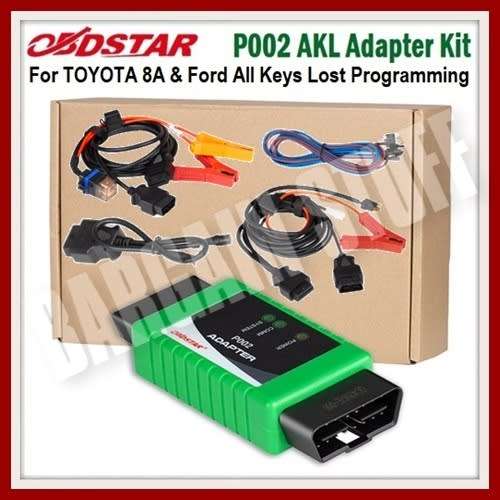 OBDStar P002 AKL Adapter Kit for TOYOTA 8A & Ford All Keys Lost Programming