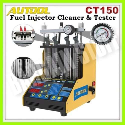 Autool CT150 4-Cylinder Petrol Car & Motorcycle Injector Tester & Cleaner