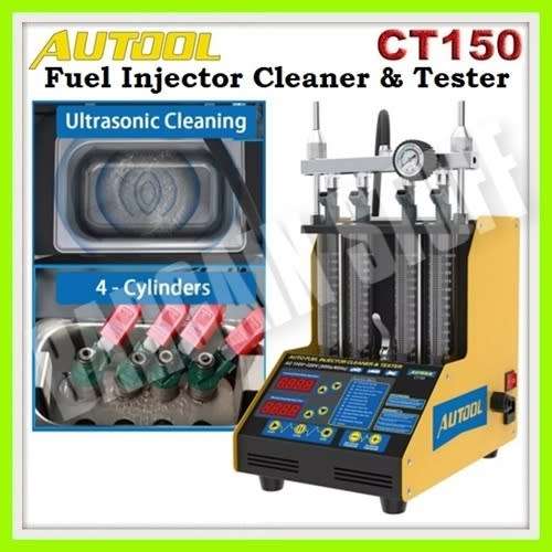 Autool CT150 4-Cylinder Petrol Car & Motorcycle Injector Tester & Cleaner