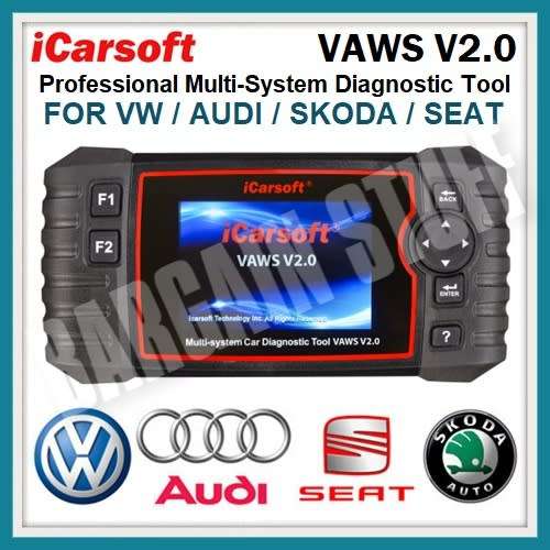 iCarsoft VAWS V2.0 for Audi / VW / Seat / Soda OIL Reset + EPB + BMS + DPF + SAS + ETC + INJ + OBDII