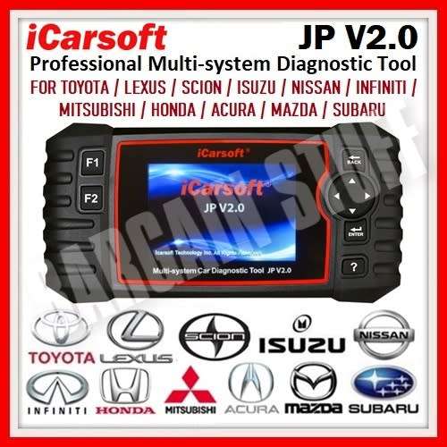 iCarsoft JP V2.0 Professional Multi-System Car Diagnostic Tool For Japan Vehicles