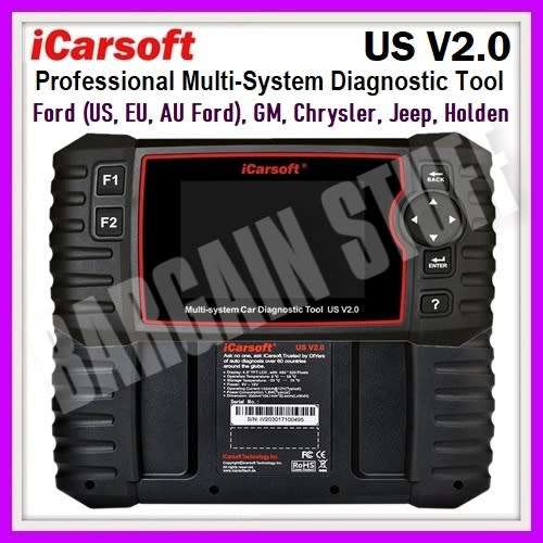 iCarsoft US V2.0 Diagnostic Tool For (US Ford, EU Ford And AU Ford) GM / Chrysler / Jeep / Holden